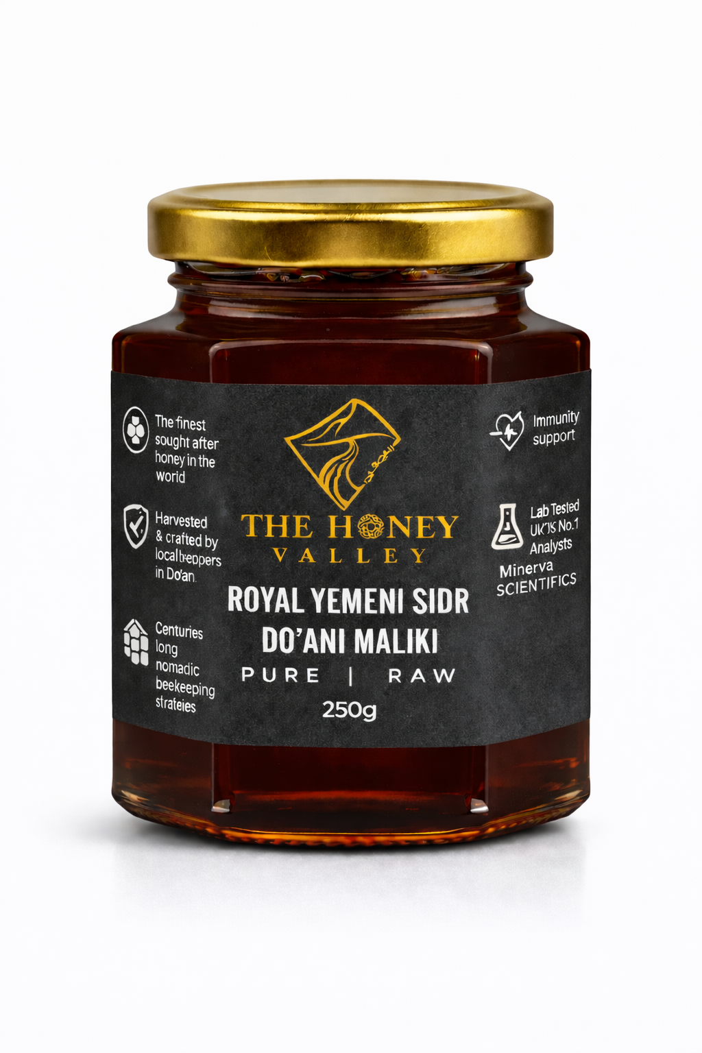 Pure Raw Royal Yemeni Sidr Honey Do’ani Malaki Winter Harvest (UK LAB TESTED)