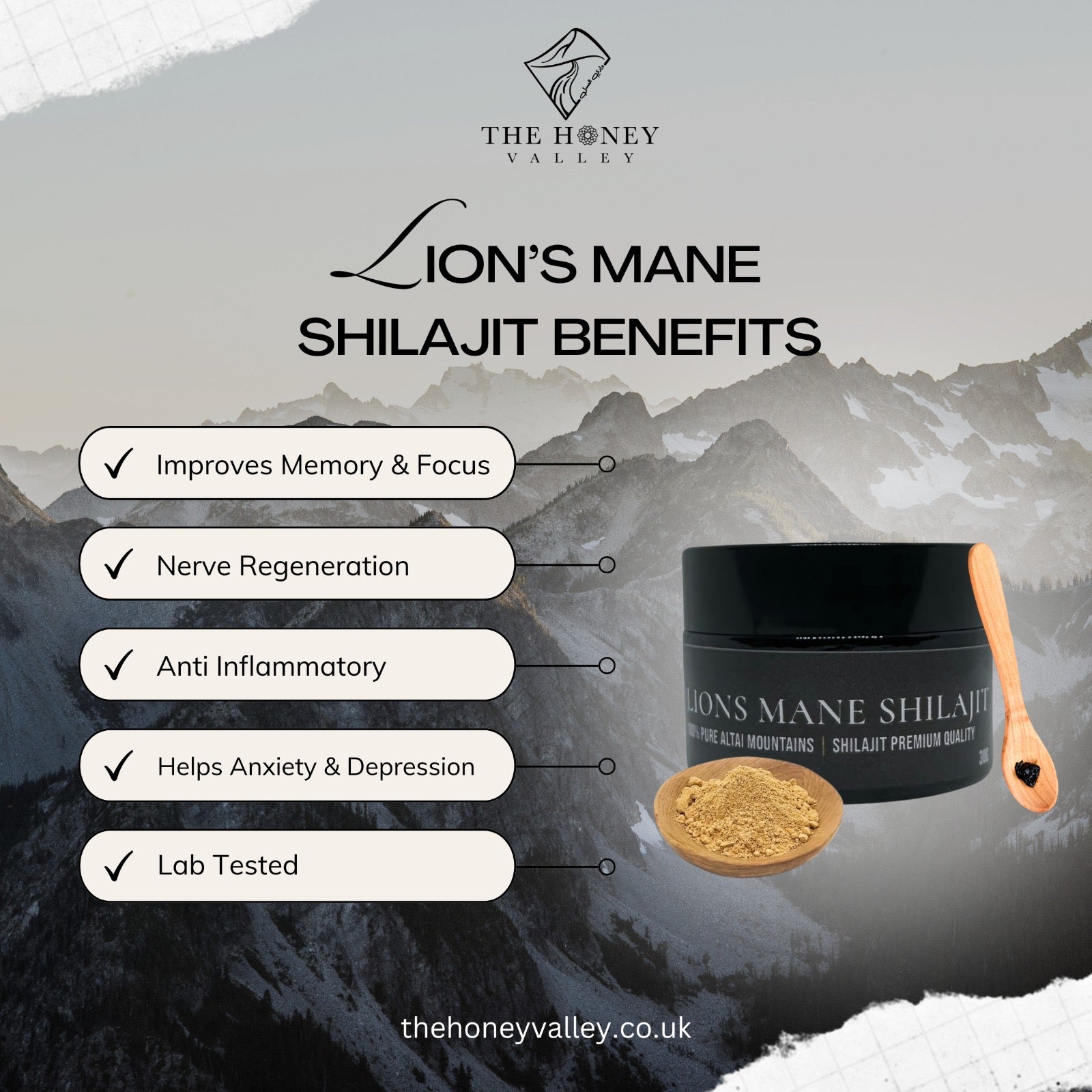 Lions Mane Shilajit