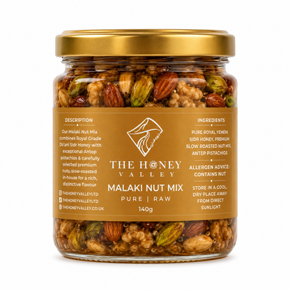 Malaki Nut Mix – Royal Yemeni Sidr Honey &amp; Premium Roasted Nuts