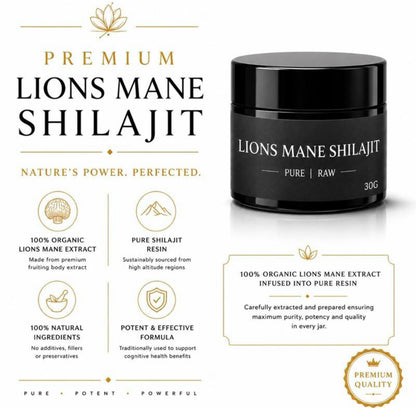 Lions Mane Shilajit