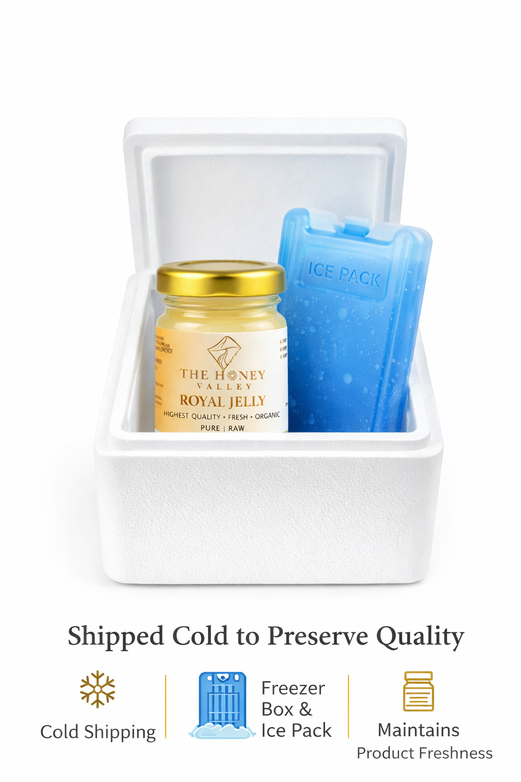 Premium Raw Royal Jelly – High Quality &amp; Fresh