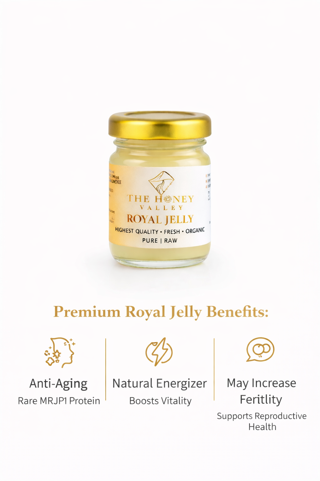 Premium Raw Royal Jelly – High Quality &amp; Fresh
