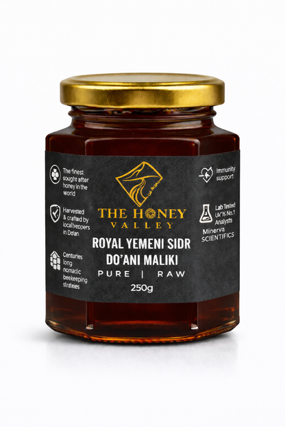 Pure Raw Royal Yemeni Sidr Honey Do’ani Malaki Winter Harvest (UK LAB TESTED)